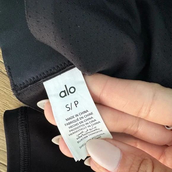 ALO Yoga Line Up Black Activewear Set